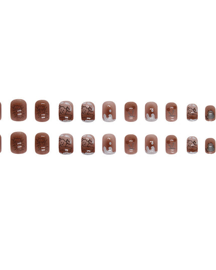 Elegant Minimalist Press-On Nail Set (24pcs) (DESIGN 7461)