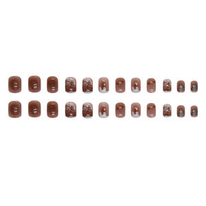 Elegant Minimalist Press-On Nail Set (24pcs) (DESIGN 7461)