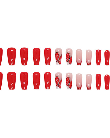 Elegant Minimalist Press-On Nail Set (24pcs) (DESIGN 7352)