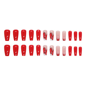 Elegant Minimalist Press-On Nail Set (24pcs) (DESIGN 7352)