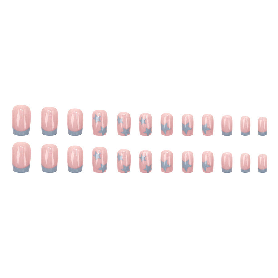 Elegant Minimalist Press-On Nail Set (24pcs) (DESIGN 7580)