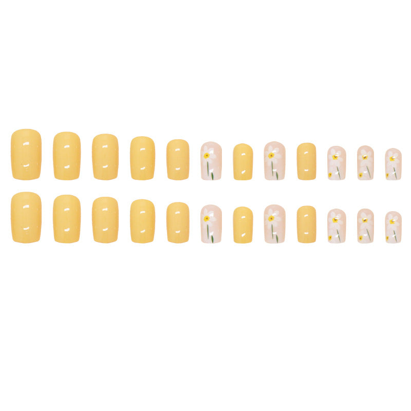 Elegant Minimalist Press-On Nail Set (24pcs) (DESIGN 7474)