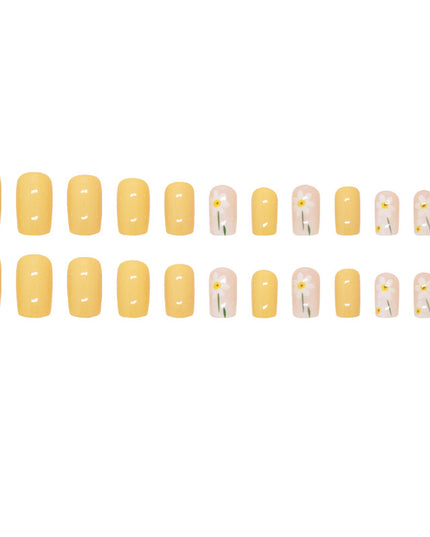 Elegant Minimalist Press-On Nail Set (24pcs) (DESIGN 7474)