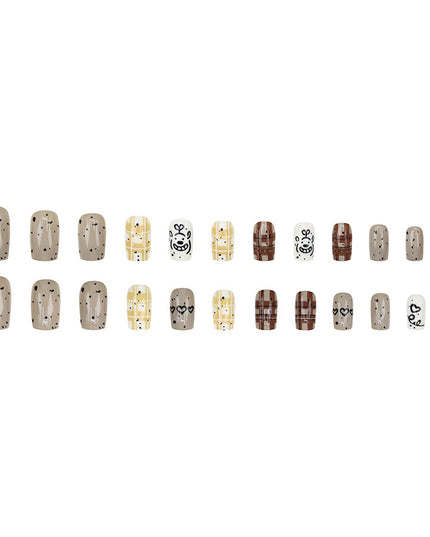 Elegant Minimalist Press-On Nail Set (24pcs) (DESIGN 7638)