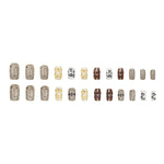 Elegant Minimalist Press-On Nail Set (24pcs) (DESIGN 7638)