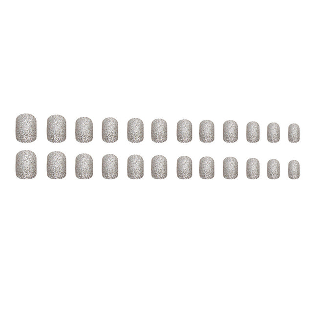 Elegant Minimalist Press-On Nail Set (24pcs) (DESIGN 7393)