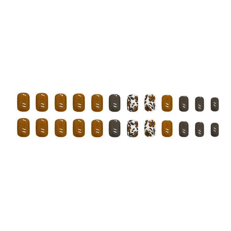 Elegant Minimalist Press-On Nail Set (24pcs) (DESIGN 7396)