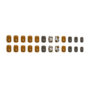 Elegant Minimalist Press-On Nail Set (24pcs) (DESIGN 7396)