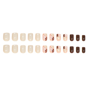 Elegant Minimalist Press-On Nail Set (24pcs) (DESIGN 7433)