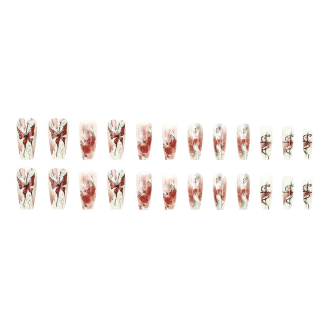 Elegant Minimalist Press-On Nail Set (24pcs) (DESIGN 7582)
