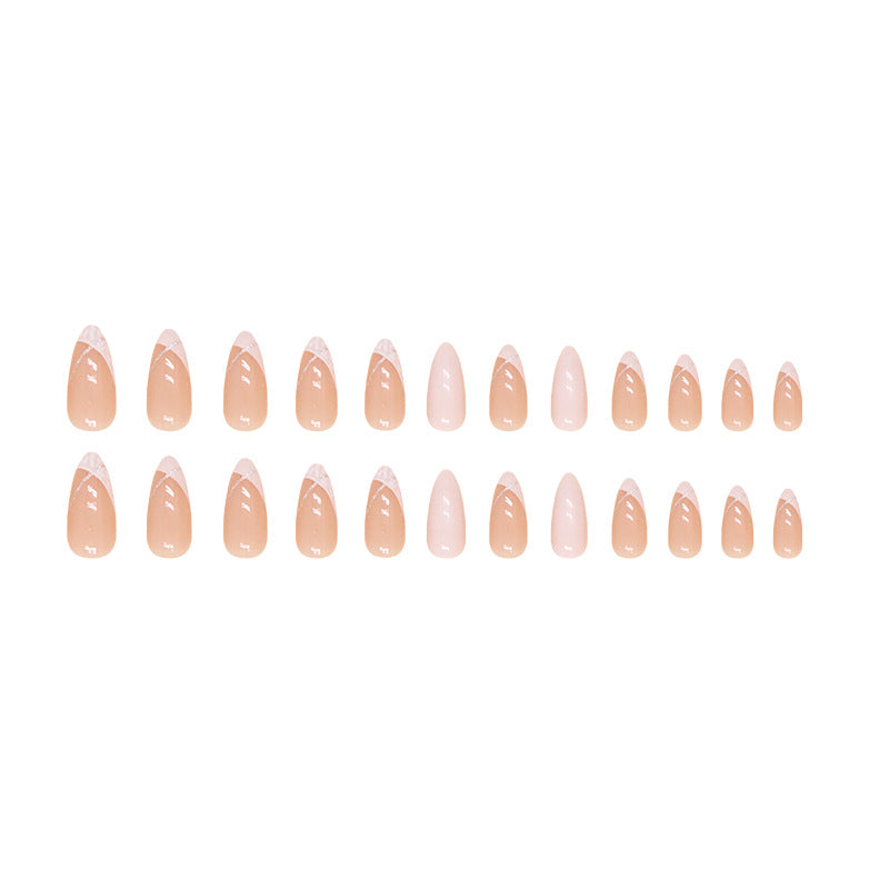 Elegant Minimalist Press-On Nail Set (24pcs) (DESIGN 7391)