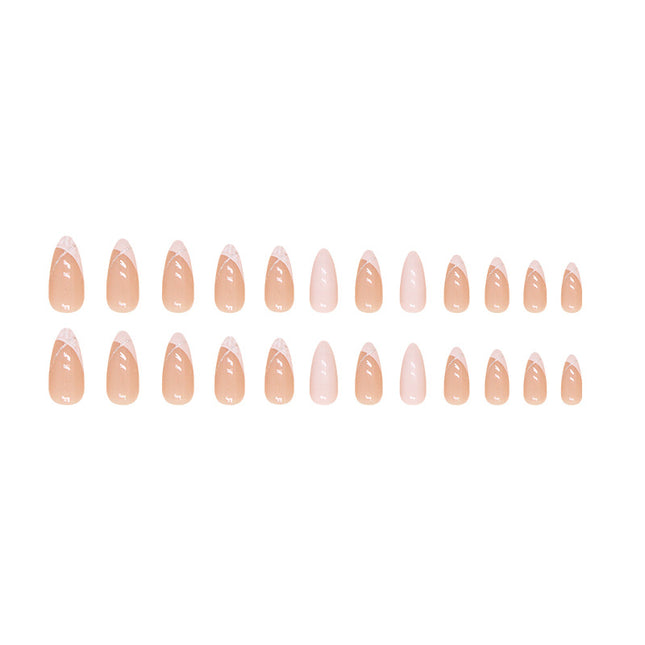 Elegant Minimalist Press-On Nail Set (24pcs) (DESIGN 7391)