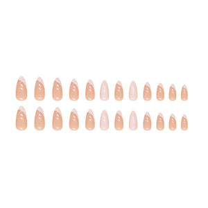 Elegant Minimalist Press-On Nail Set (24pcs) (DESIGN 7391)