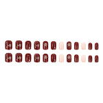 Elegant Minimalist Press-On Nail Set (24pcs) (DESIGN 7579)
