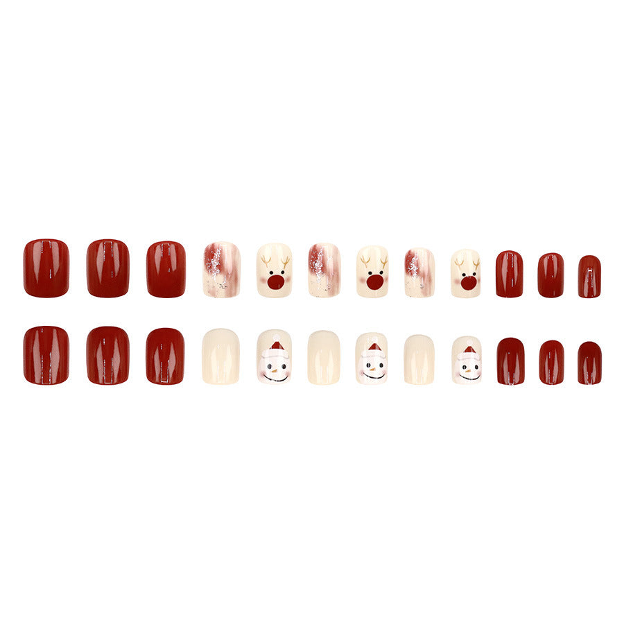 Elegant Minimalist Press-On Nail Set (24pcs) (DESIGN 7571)
