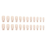 Elegant Minimalist Press-On Nail Set (24pcs) (DESIGN 7566)