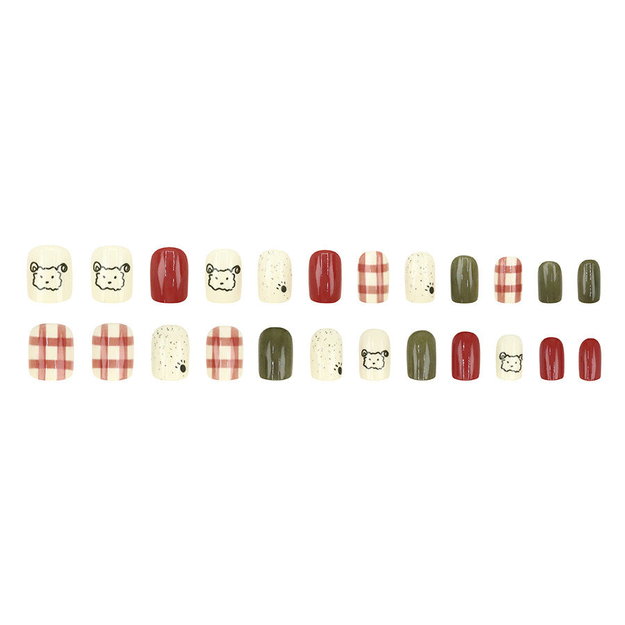 Elegant Minimalist Press-On Nail Set (24pcs) (DESIGN 7544)