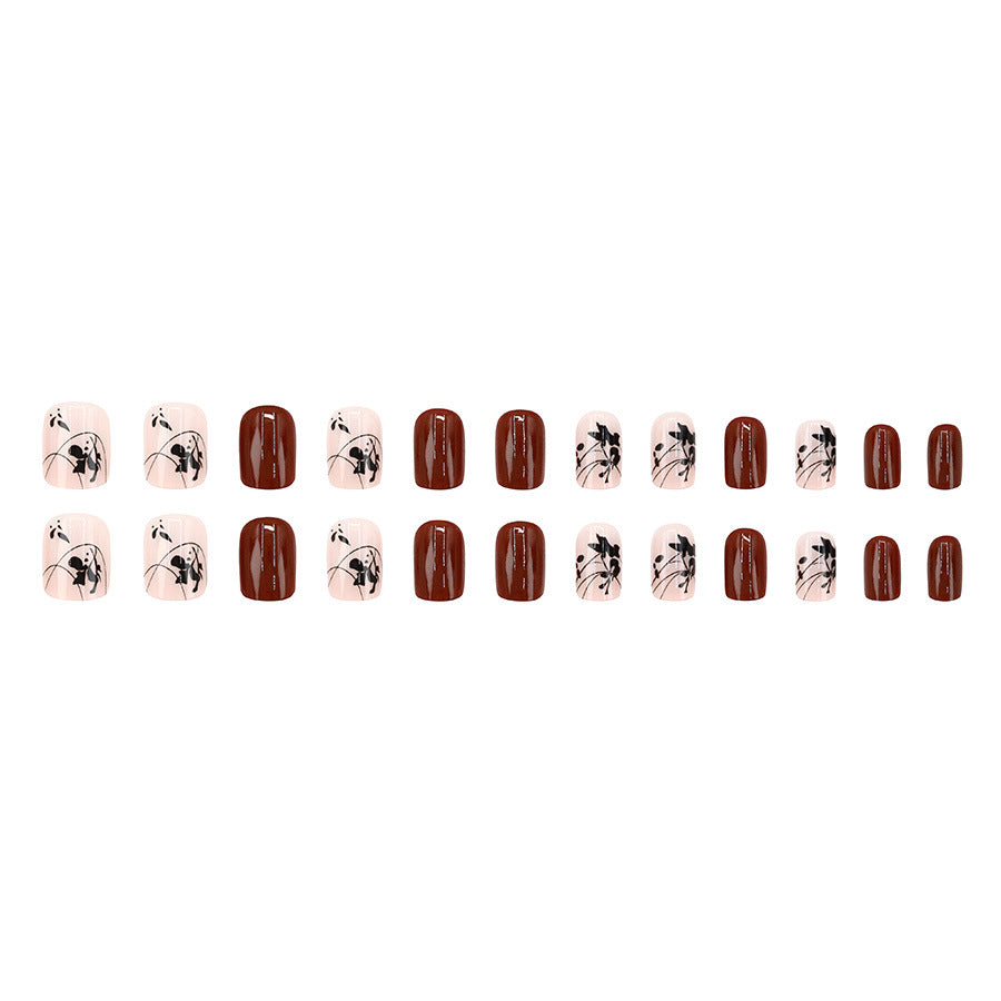 Elegant Minimalist Press-On Nail Set (24pcs) (DESIGN 7598)