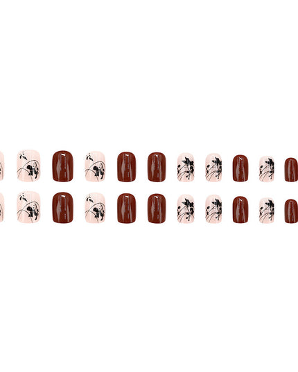 Elegant Minimalist Press-On Nail Set (24pcs) (DESIGN 7598)