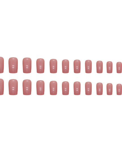 Elegant Minimalist Press-On Nail Set (24pcs) (DESIGN 7425)
