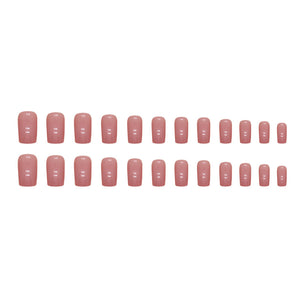 Elegant Minimalist Press-On Nail Set (24pcs) (DESIGN 7425)