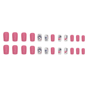 Elegant Minimalist Press-On Nail Set (24pcs) (DESIGN 7481)