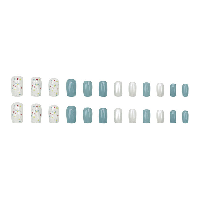 Elegant Minimalist Press-On Nail Set (24pcs) (DESIGN 7654)