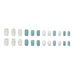 Elegant Minimalist Press-On Nail Set (24pcs) (DESIGN 7654)