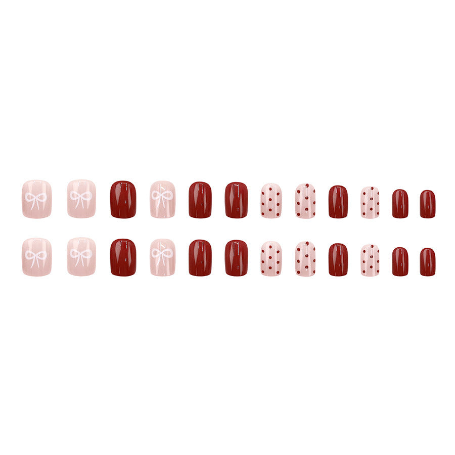 Elegant Minimalist Press-On Nail Set (24pcs) (DESIGN 7617)