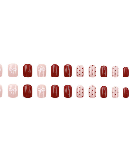 Elegant Minimalist Press-On Nail Set (24pcs) (DESIGN 7617)