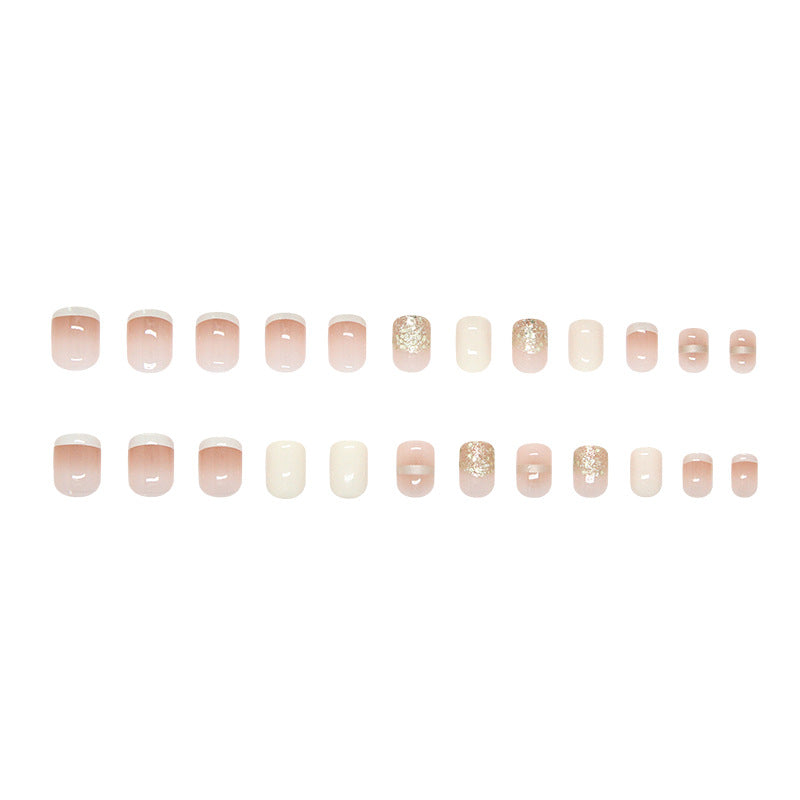 Elegant Minimalist Press-On Nail Set (24pcs) (DESIGN 7360)