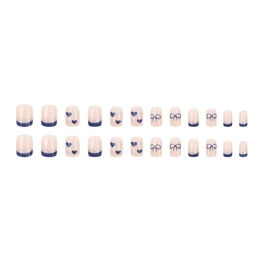 Elegant Minimalist Press-On Nail Set (24pcs) (DESIGN 7583)