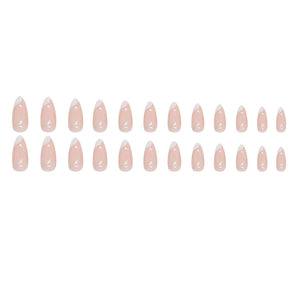 Elegant Minimalist Press-On Nail Set (24pcs) (DESIGN 7387)