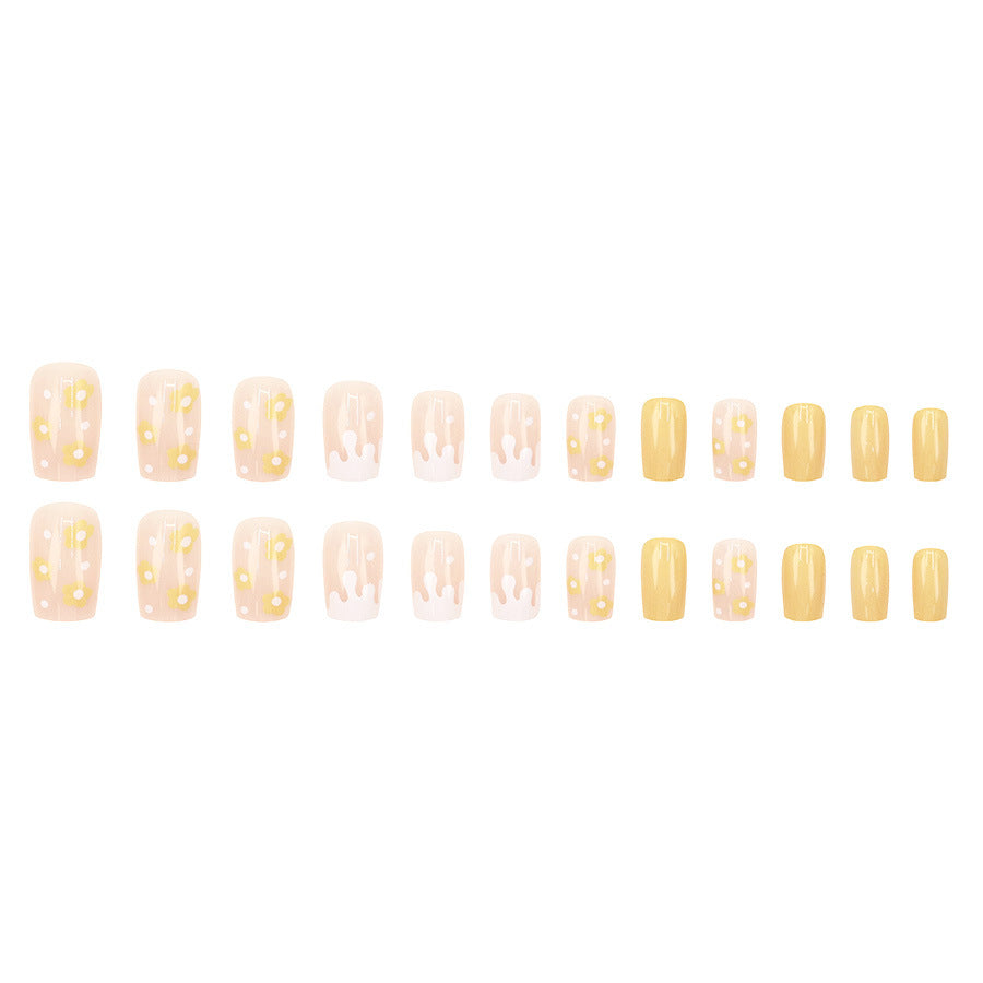 Elegant Minimalist Press-On Nail Set (24pcs) (DESIGN 7574)