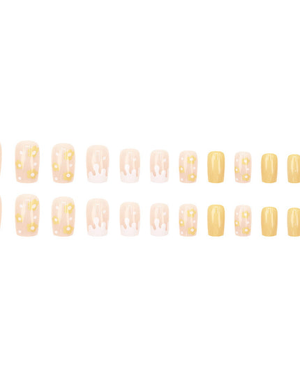 Elegant Minimalist Press-On Nail Set (24pcs) (DESIGN 7574)