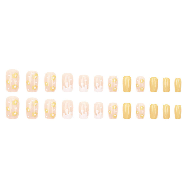 Elegant Minimalist Press-On Nail Set (24pcs) (DESIGN 7574)