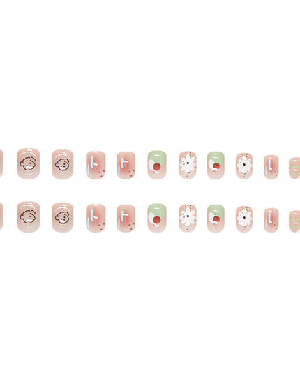 Elegant Minimalist Press-On Nail Set (24pcs) (DESIGN 7446)