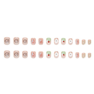 Elegant Minimalist Press-On Nail Set (24pcs) (DESIGN 7446)