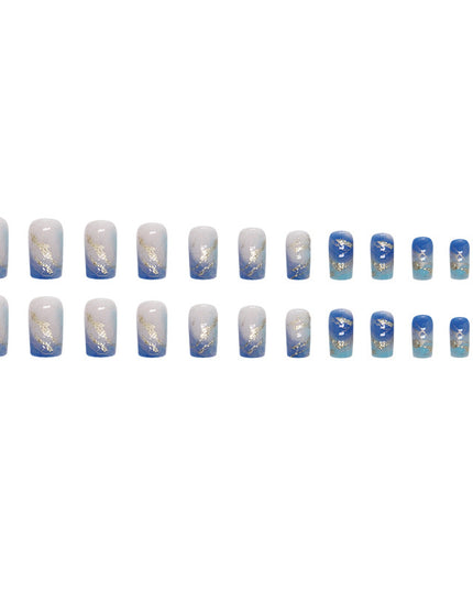 Elegant Minimalist Press-On Nail Set (24pcs) (DESIGN 7430)