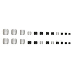 Elegant Minimalist Press-On Nail Set (24pcs) (DESIGN 7498)
