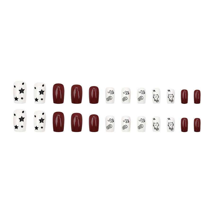 Elegant Minimalist Press-On Nail Set (24pcs) (DESIGN 7609)