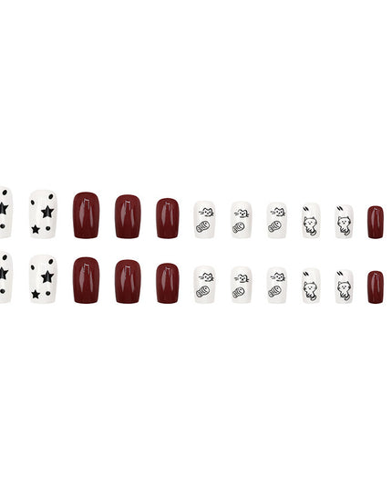 Elegant Minimalist Press-On Nail Set (24pcs) (DESIGN 7609)
