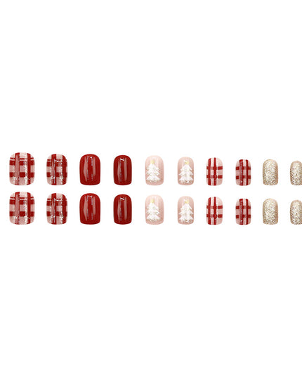 Elegant Minimalist Press-On Nail Set (24pcs) (DESIGN 7543)