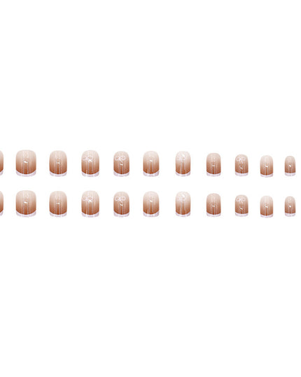 Elegant Minimalist Press-On Nail Set (24pcs) (DESIGN 7518)