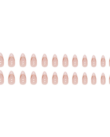 Elegant Minimalist Press-On Nail Set (24pcs) (DESIGN 7428)