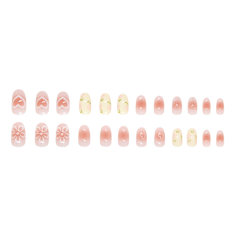 Elegant Minimalist Press-On Nail Set (24pcs) (DESIGN 7405)