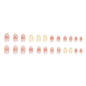 Elegant Minimalist Press-On Nail Set (24pcs) (DESIGN 7405)