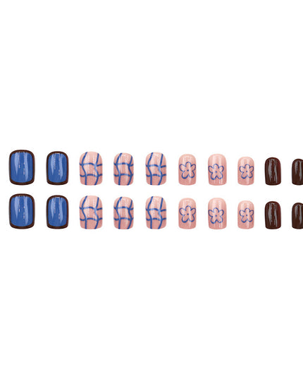 Elegant Minimalist Press-On Nail Set (24pcs) (DESIGN 7546)