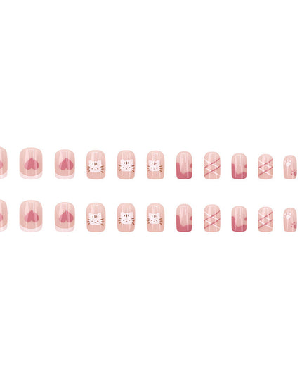 Elegant Minimalist Press-On Nail Set (24pcs) (DESIGN 7664)