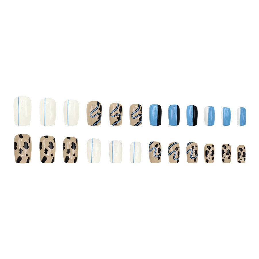 Elegant Minimalist Press-On Nail Set (24pcs) (DESIGN 7593)